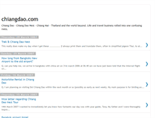 Tablet Screenshot of chiangdaodotcom.blogspot.com