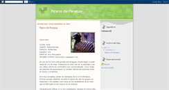 Desktop Screenshot of pajarosdelpy.blogspot.com