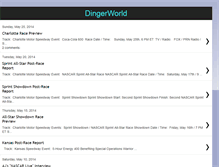 Tablet Screenshot of dingerworld.blogspot.com