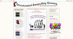 Desktop Screenshot of internationalstorytellingnetwork.blogspot.com