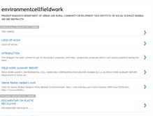 Tablet Screenshot of environmentcellfieldwork.blogspot.com