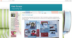 Desktop Screenshot of katescraps.blogspot.com