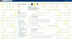 Desktop Screenshot of itsnotaboutmeanymore.blogspot.com