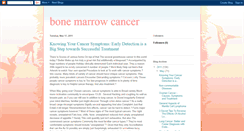 Desktop Screenshot of bonemarrowcancer.blogspot.com