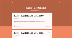 Desktop Screenshot of newsgateonline.blogspot.com
