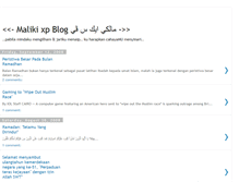 Tablet Screenshot of maliki.blogspot.com