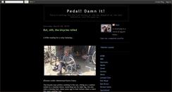 Desktop Screenshot of pedaldamnit.blogspot.com