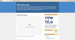 Desktop Screenshot of btsuniversity.blogspot.com