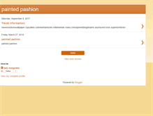 Tablet Screenshot of paintedpashion.blogspot.com
