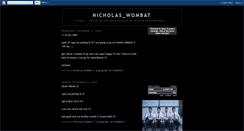 Desktop Screenshot of nicholas2wombat.blogspot.com