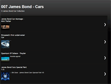 Tablet Screenshot of jamesbondcars.blogspot.com