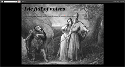 Desktop Screenshot of isle-of-noises.blogspot.com