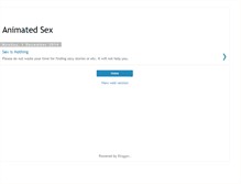 Tablet Screenshot of animated-sex.blogspot.com