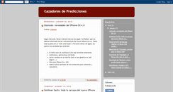 Desktop Screenshot of cazadoresdepredicciones.blogspot.com