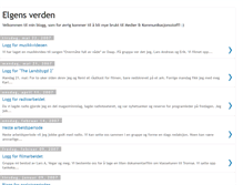 Tablet Screenshot of elgensverden.blogspot.com