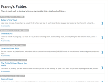 Tablet Screenshot of frannysfables.blogspot.com