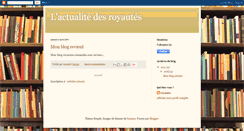 Desktop Screenshot of lactualitedesroyautes.blogspot.com