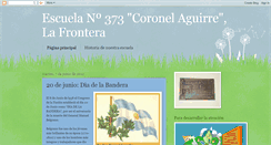 Desktop Screenshot of escuela373-lafrontera.blogspot.com