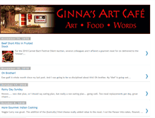 Tablet Screenshot of ginnas-art-cafe.blogspot.com