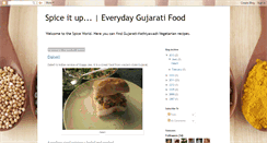 Desktop Screenshot of enjoygujaratifood.blogspot.com