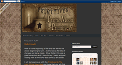 Desktop Screenshot of prairiemoonprimitives.blogspot.com