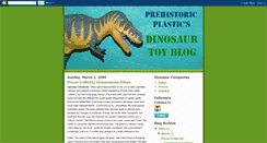 Desktop Screenshot of dinosaurtoyblog.blogspot.com