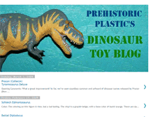 Tablet Screenshot of dinosaurtoyblog.blogspot.com