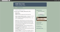 Desktop Screenshot of mcmstowncrier.blogspot.com