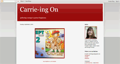 Desktop Screenshot of carrie-ingon.blogspot.com