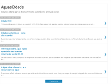 Tablet Screenshot of aguaecidade.blogspot.com