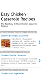 Mobile Screenshot of easy-chicken-casserole-recipes.blogspot.com