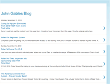 Tablet Screenshot of johngablesblog.blogspot.com