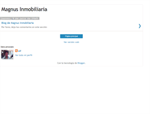 Tablet Screenshot of magnusinmobiliaria.blogspot.com