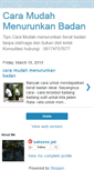 Mobile Screenshot of caramudahmenurunkanbadan.blogspot.com