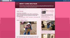 Desktop Screenshot of mercycaresboutique.blogspot.com