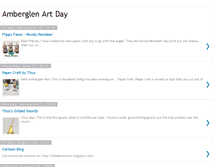 Tablet Screenshot of amberglen-artday.blogspot.com