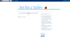 Desktop Screenshot of bestsites4teachers.blogspot.com