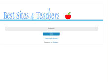 Tablet Screenshot of bestsites4teachers.blogspot.com