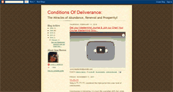 Desktop Screenshot of conditionsofdeliverance.blogspot.com