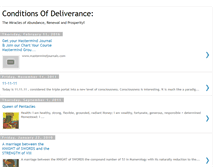 Tablet Screenshot of conditionsofdeliverance.blogspot.com