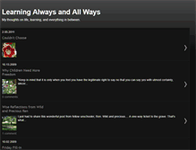 Tablet Screenshot of learningalwaysandallways.blogspot.com