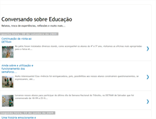 Tablet Screenshot of conversandosobreducacao.blogspot.com