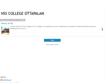 Tablet Screenshot of nsscollegeottapalam.blogspot.com