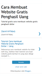 Mobile Screenshot of cara-membuat-website-gratisan.blogspot.com