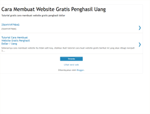 Tablet Screenshot of cara-membuat-website-gratisan.blogspot.com