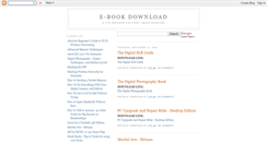 Desktop Screenshot of ebookdload.blogspot.com