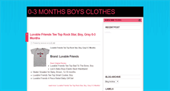 Desktop Screenshot of cheap0-3monthsboysclothes.blogspot.com