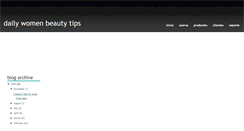 Desktop Screenshot of dailywomenbeautytips.blogspot.com