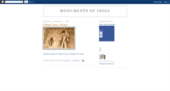 Desktop Screenshot of monumentsindia.blogspot.com