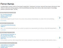 Tablet Screenshot of fiercemamas.blogspot.com